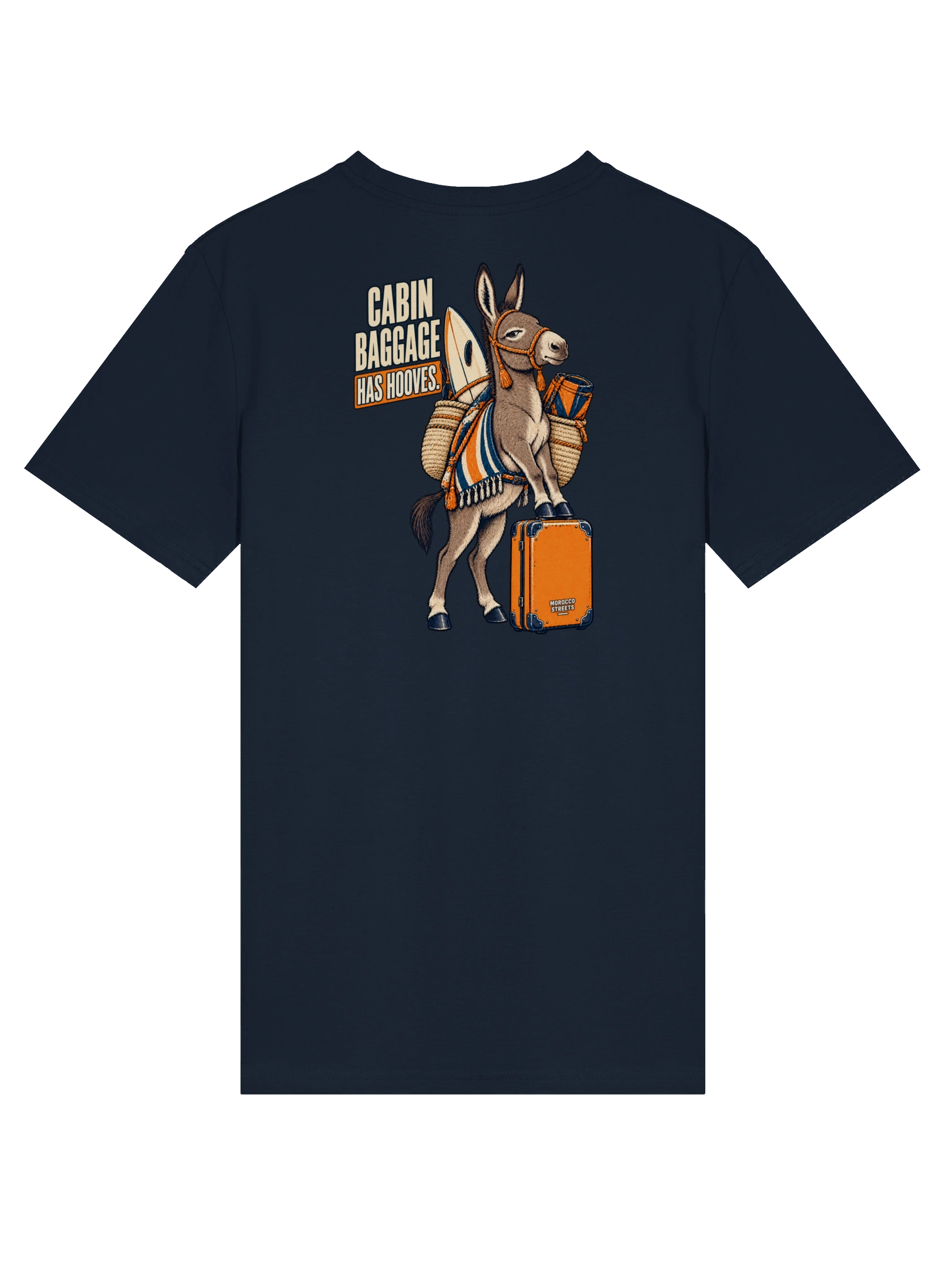 Cabin Baggage Has Hooves — Organic T-shirt