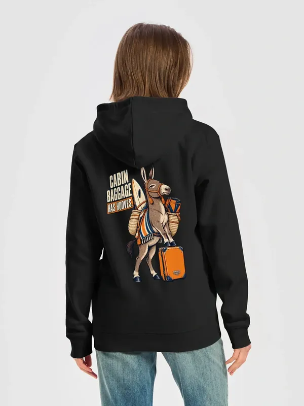 Cabin Baggage Has Hooves — Bluza z mieszanki bawełny organicznej
