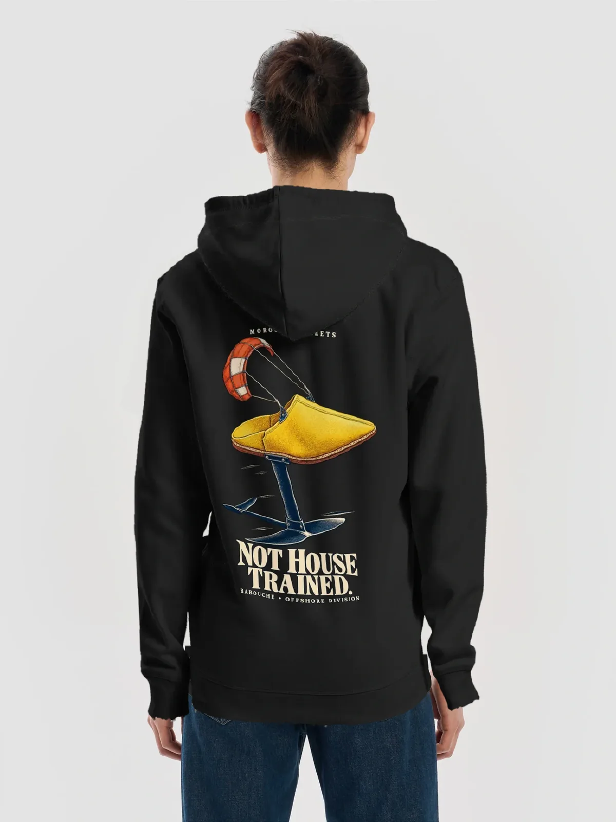Not House Trained — Black, Man · Back view