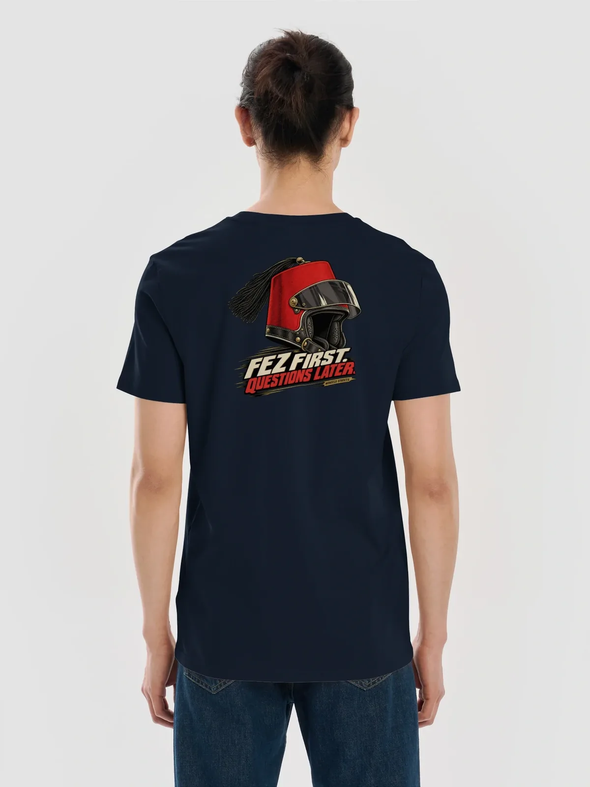 Fez First — French Navy, Man · Back view