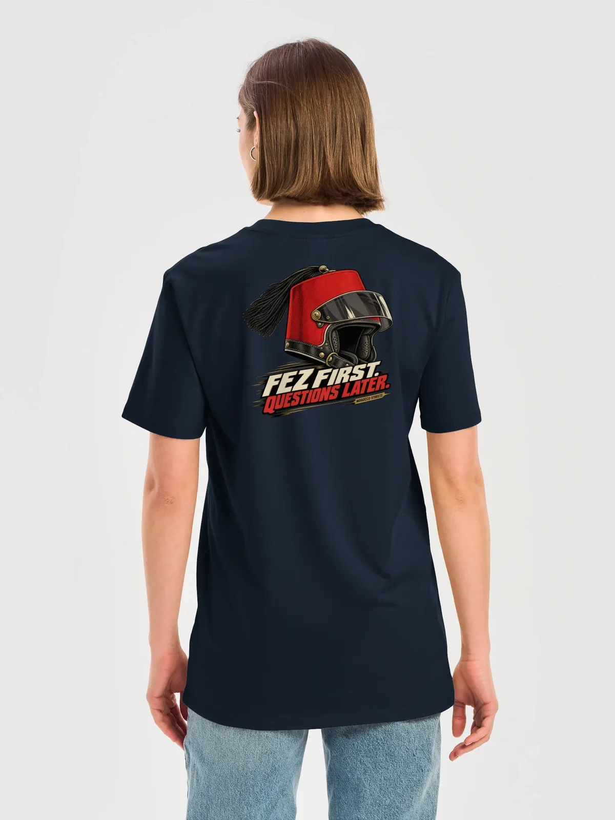 Fez First — French Navy, Woman · Back view