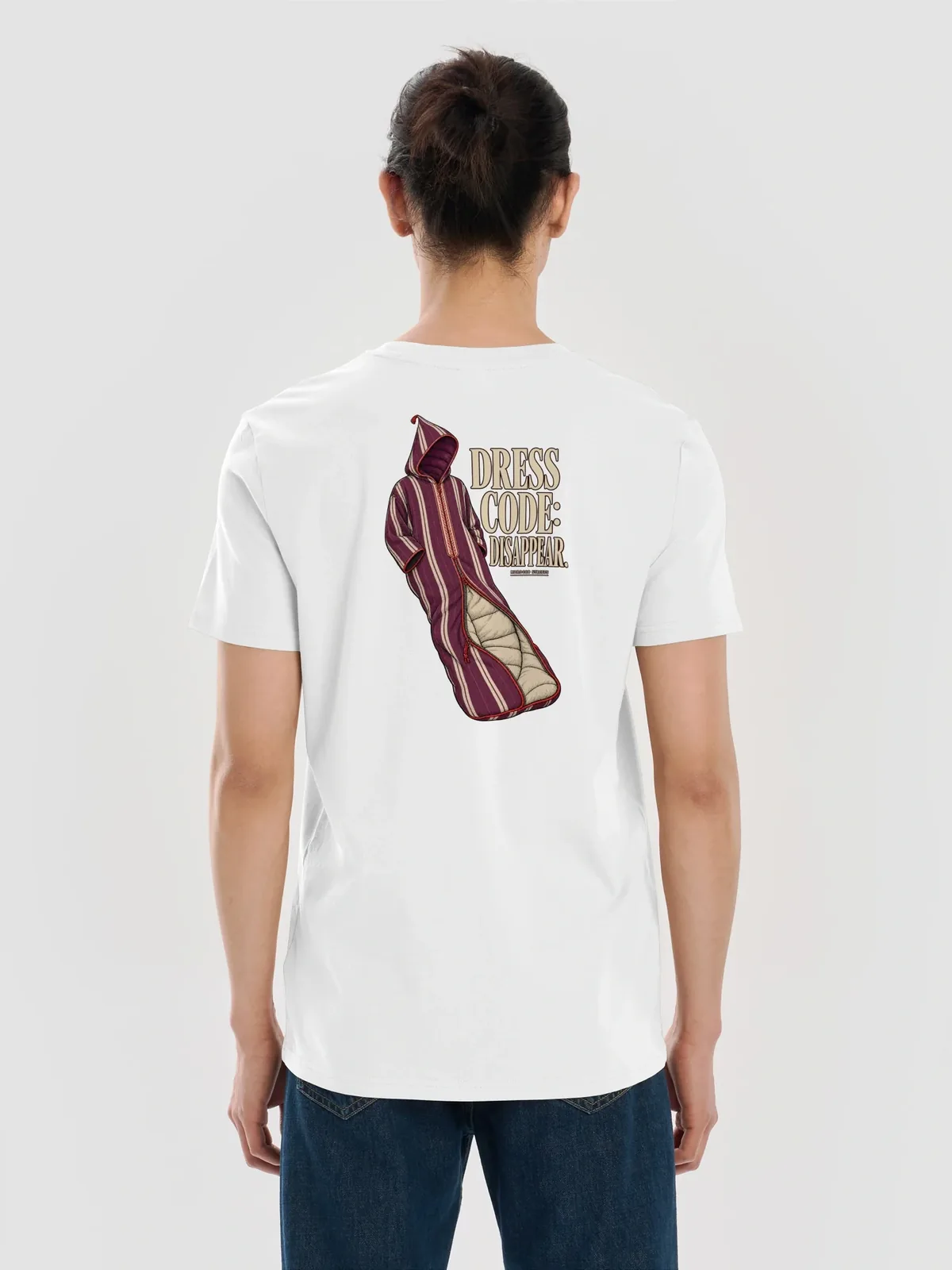 Dress Code: Disappear — White, Man · Back view