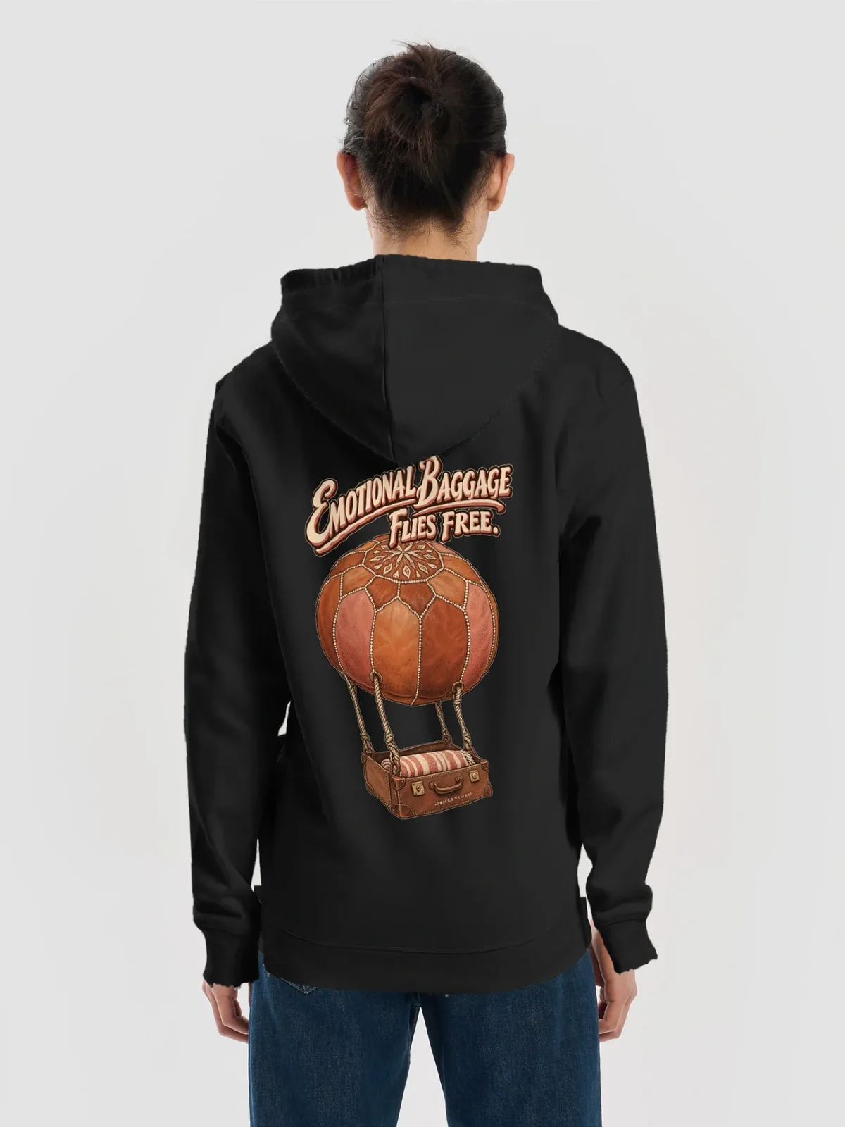 Emotional Baggage — Negro, Hombre · Vista trasera
