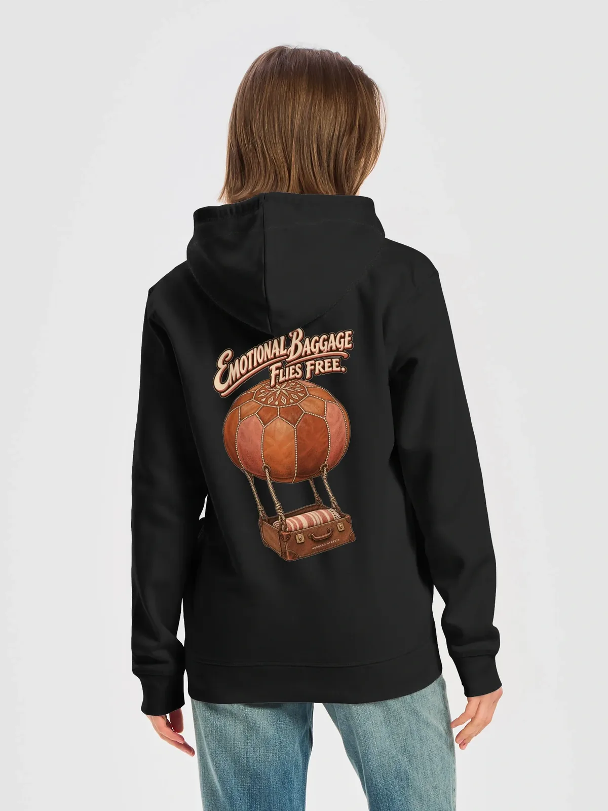 Emotional Baggage — Negro, Mujer · Vista trasera
