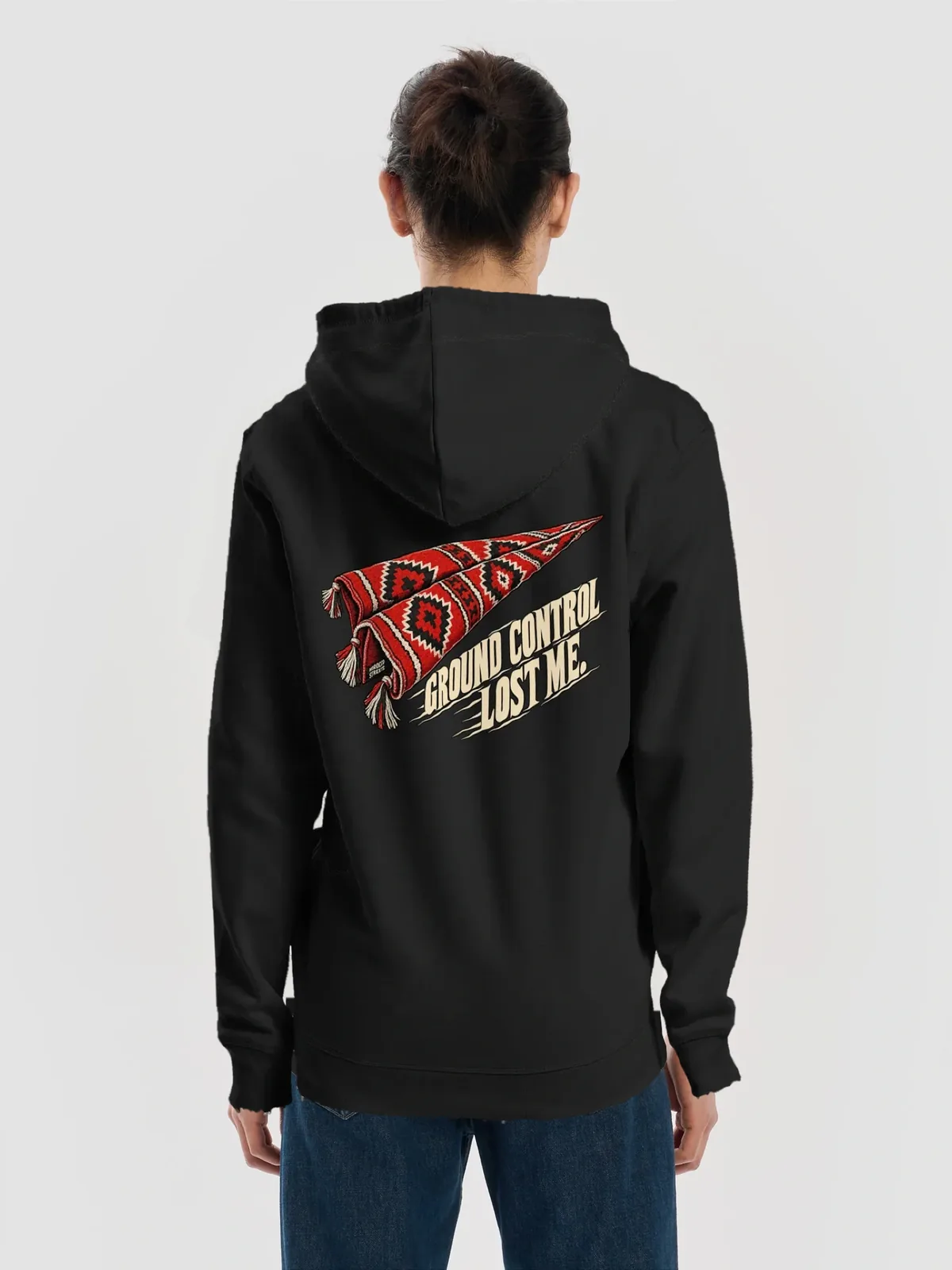 Ground Control Lost Me — Black, Man · Back view