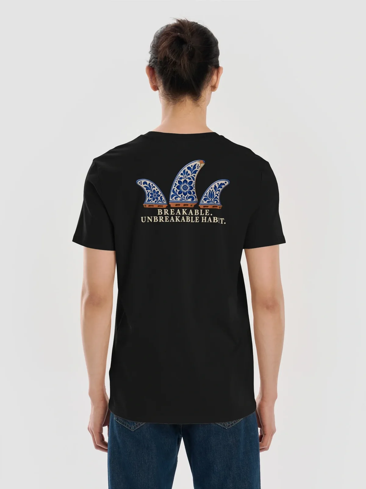 Unbreakable Habit — Black, Man · Back view