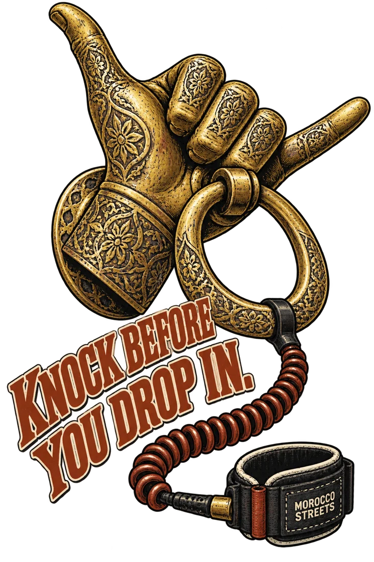 Knock Before You Drop In — KNOCK BEFORE YOU DROP IN.