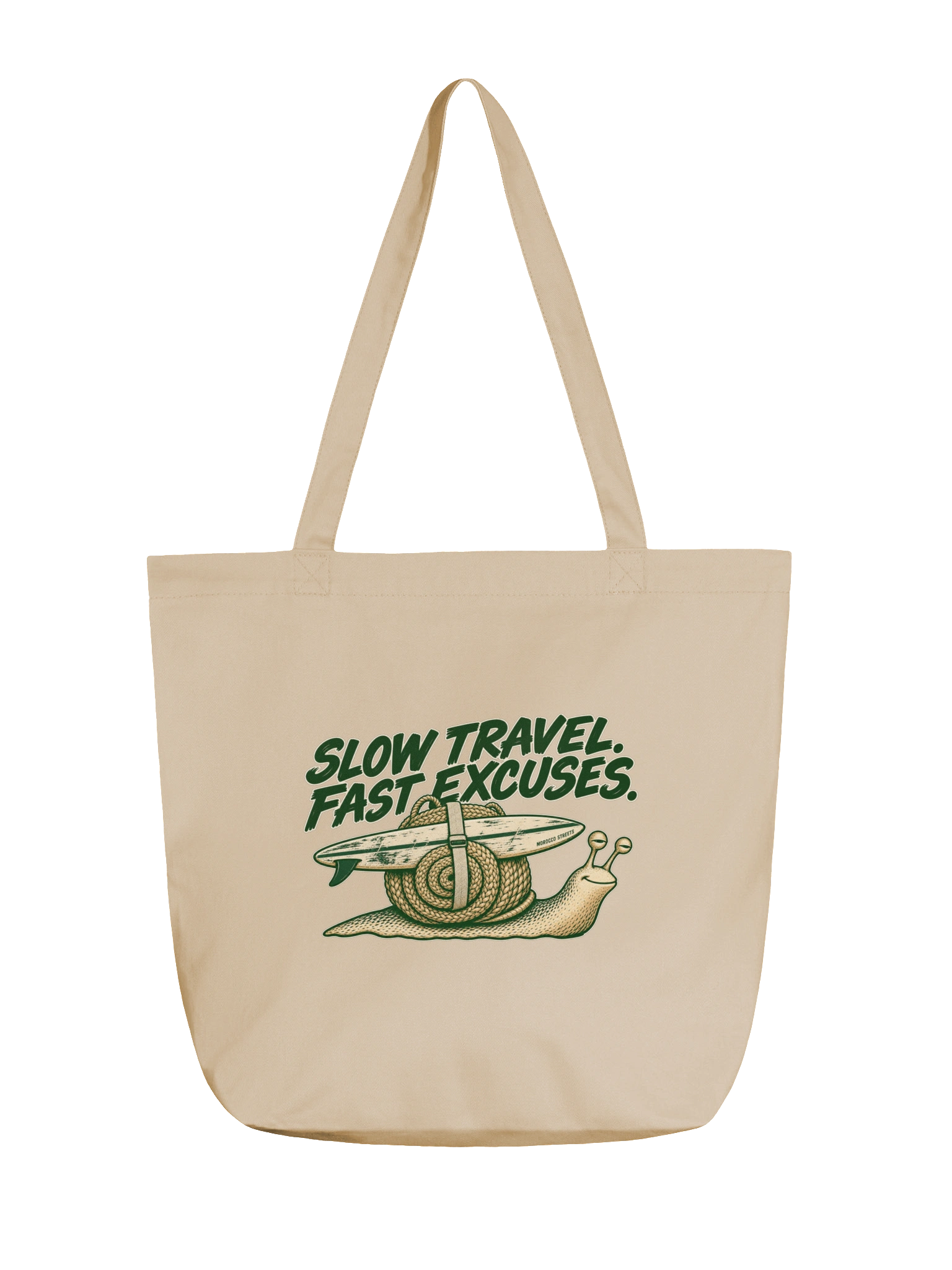 Slow Travel — Organic cotton tote