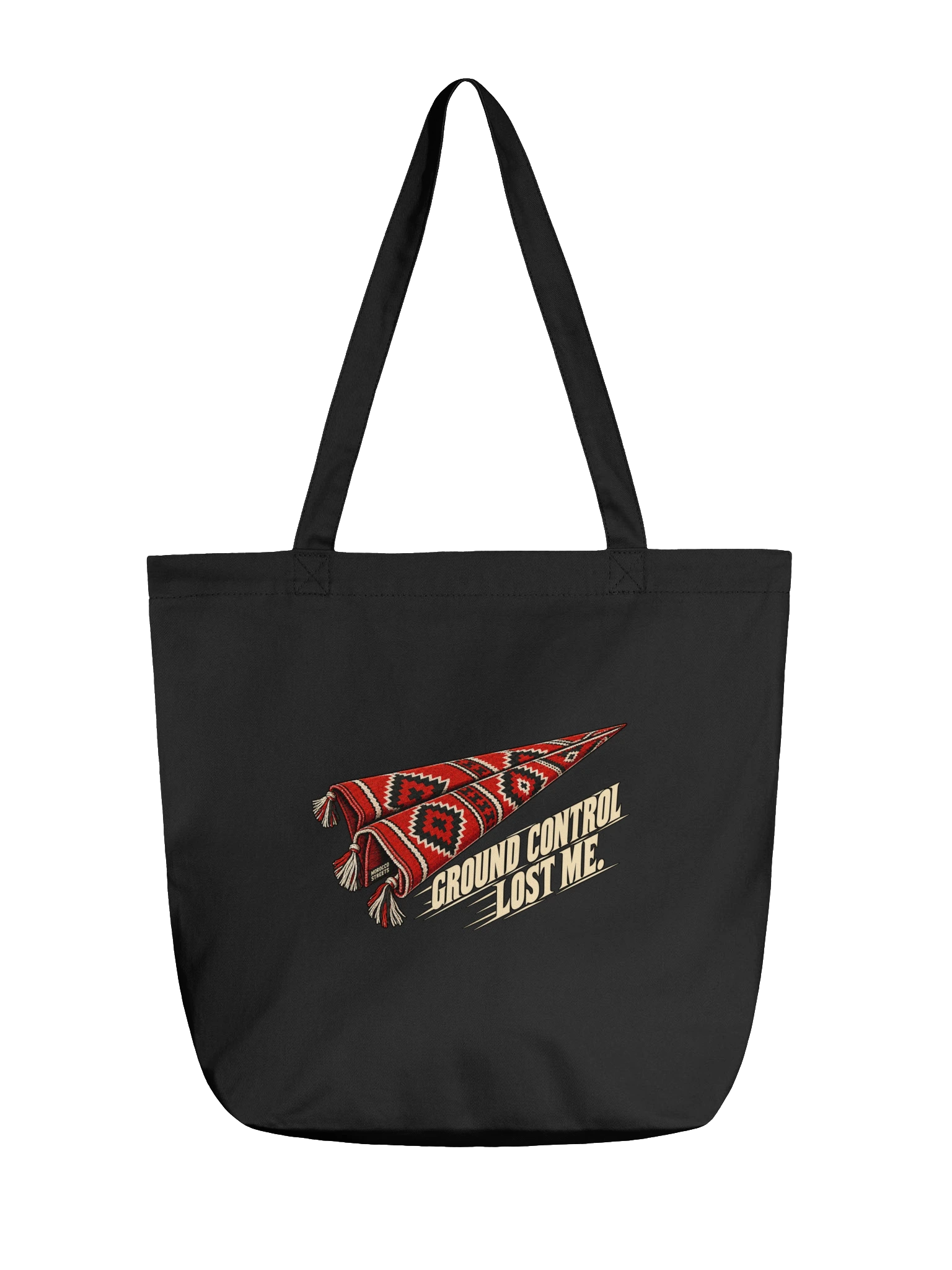 Ground Control Lost Me — Organic cotton tote